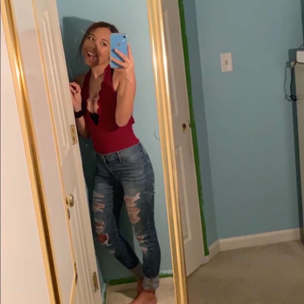 Low cut bodysuit